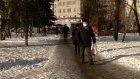 На Западной Поляне пензенцам скользко ходить по ледяной тропе