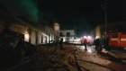 Спичечную фабрику в Верхнем Ломове тушат 42 пожарных
