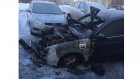 На улице Ленина в Пензе загорелся автомобиль Audi