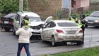 Опубликовано видео момента серьезного ДТП на улице Кольцова