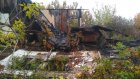 В Кузнецком районе сгоревший дом превратили в свалку