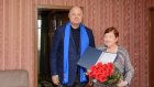 Вадим Супиков поздравил с 90-летием Аделаиду Зазулевскую