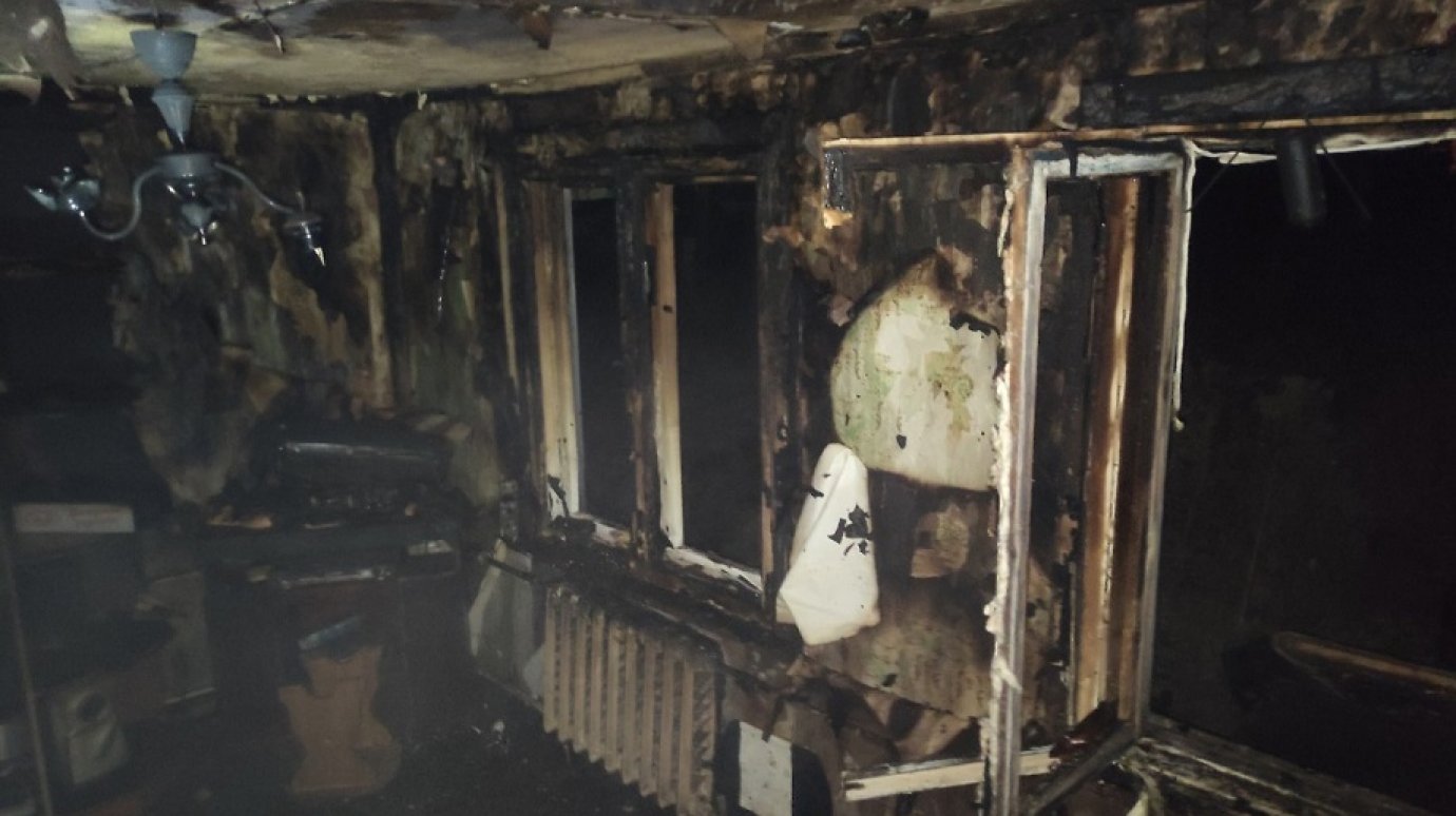В Колышлейском районе при пожаре погиб 50-летний мужчина