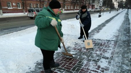 В Пензе скоординировали работу служб по уборке улиц от снега
