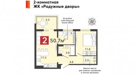 Новый дом в «Радужных дворах» Спутника: обзор планировок