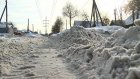 Жители частного сектора на Матросова пожаловались на заснеженные дороги
