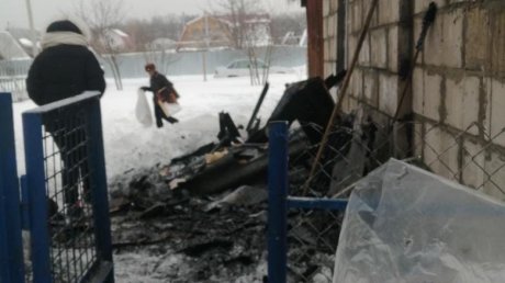 В Пензе семья лишилась дома после пожара