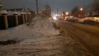 В Терновке коммунальщики очистили улицу и завалили тротуар