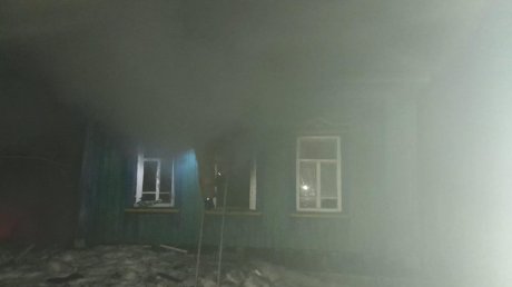 Появились кадры с места смертельного пожара в Спасско-Александровке