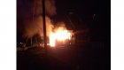 Ночной пожар в Кузнецком районе ликвидировали 9 спасателей