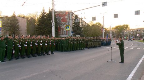 В Пензе состоялась генеральная репетиция парада Победы