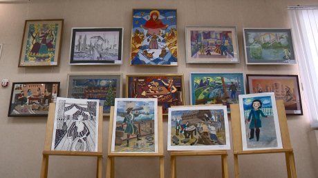 В Пензе юные художники изобразили на холстах Петра Великого
