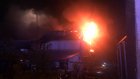 В Пензе огонь уничтожил трехэтажный частный дом