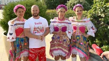 Пензенская фолк-шоу-группа «Зазноба» выступила в Белоруссии