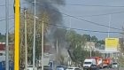 Очевидец сообщил о сгоревшем в Кузнецке автомобиле