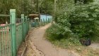 В Пензе разрушилась дорожка у детского сада № 52