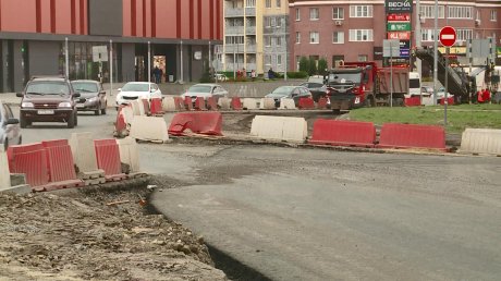 На проспекте Строителей открыли участок новой дороги