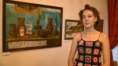 В Пензе выставили работы молодой художницы Валентины Вилковой