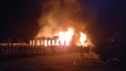 В Пензенской области огонь уничтожил дом и информационный щит