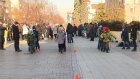 На площади Ленина открыли сезон зимних видов спорта