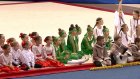 Пензенские гимнасты выступили на праздничном представлении