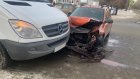 Авария с четырьмя авто на Шуисте: в маршрутке никто не пострадал
