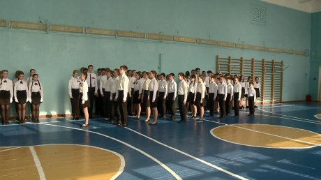 Ученики школы № 71 примкнули к движению «Юнармия»