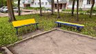 В Пензе извинились за скамейки, покрашенные в «запрещенные» цвета