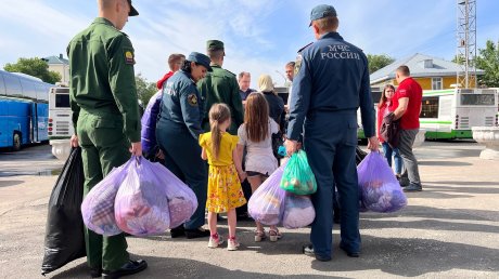 В Пензу прибыли эвакуированные из Белгородской области