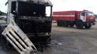 На трассе М-5 в Нижней Елюзани сгорел тягач Scania