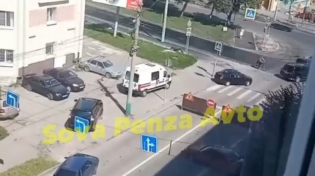 В Пензе водители игнорируют перекрытие улицы Пушкина