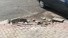 Пензенцу стыдно за разрушенный тротуар у дома на Московской