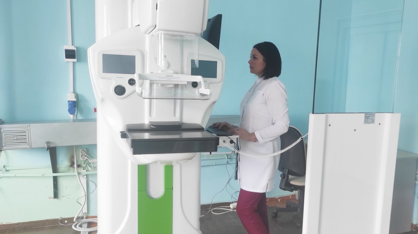 В районных больницах устанавливают цифровые маммографы