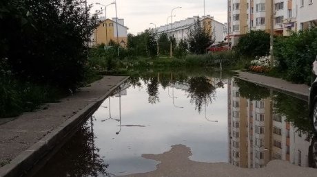 Жителей улицы Долгорукова обещают избавить от озера из нечистот