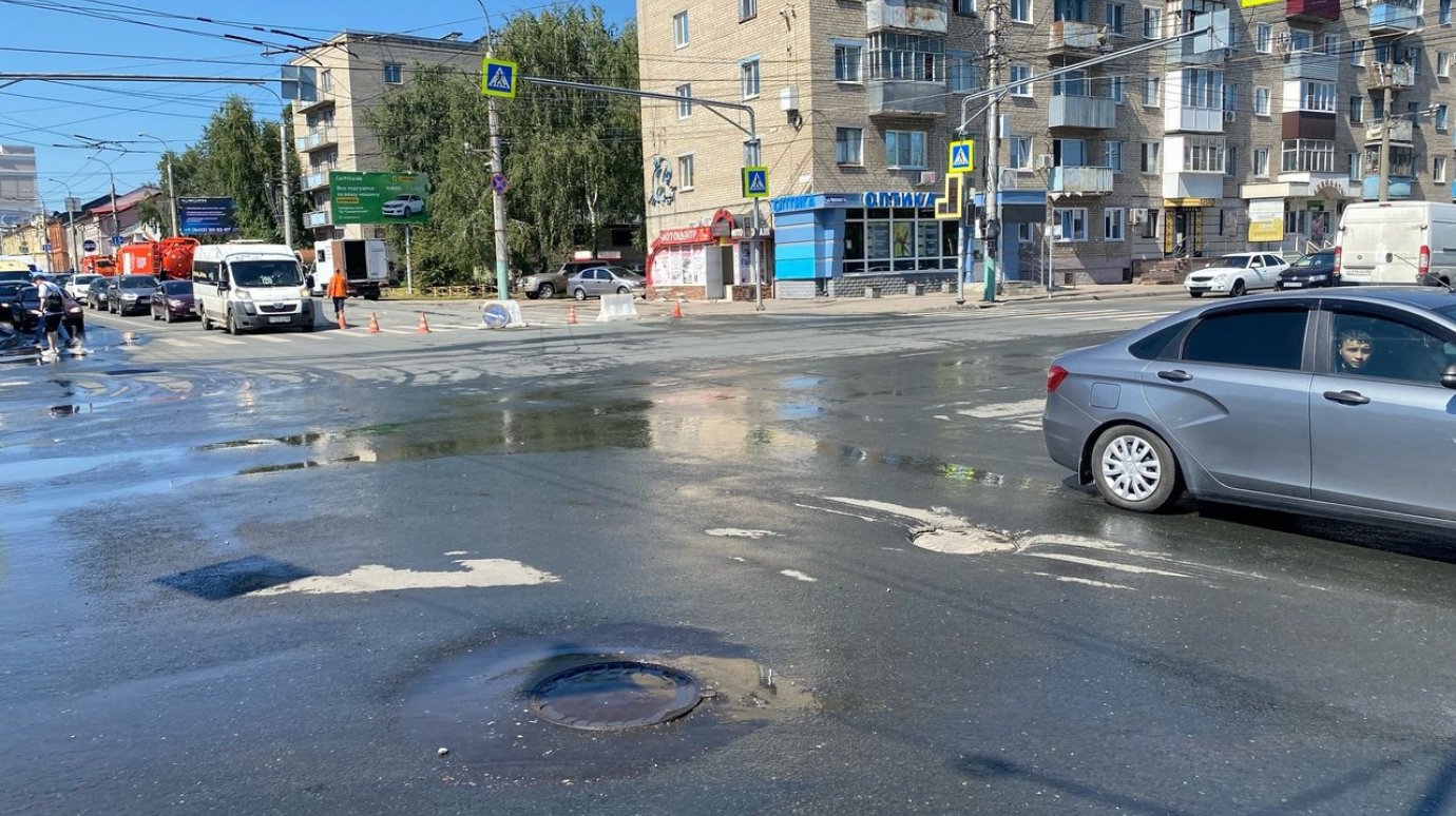 В Пензе вновь частично закрыли улицу Суворова