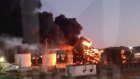В районе аэропорта в Сочи произошел крупный пожар