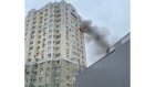В Сети появились кадры серьезного пожара на ул. Карпинского