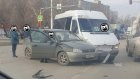 В Пензе маршрутное такси попало в аварию
