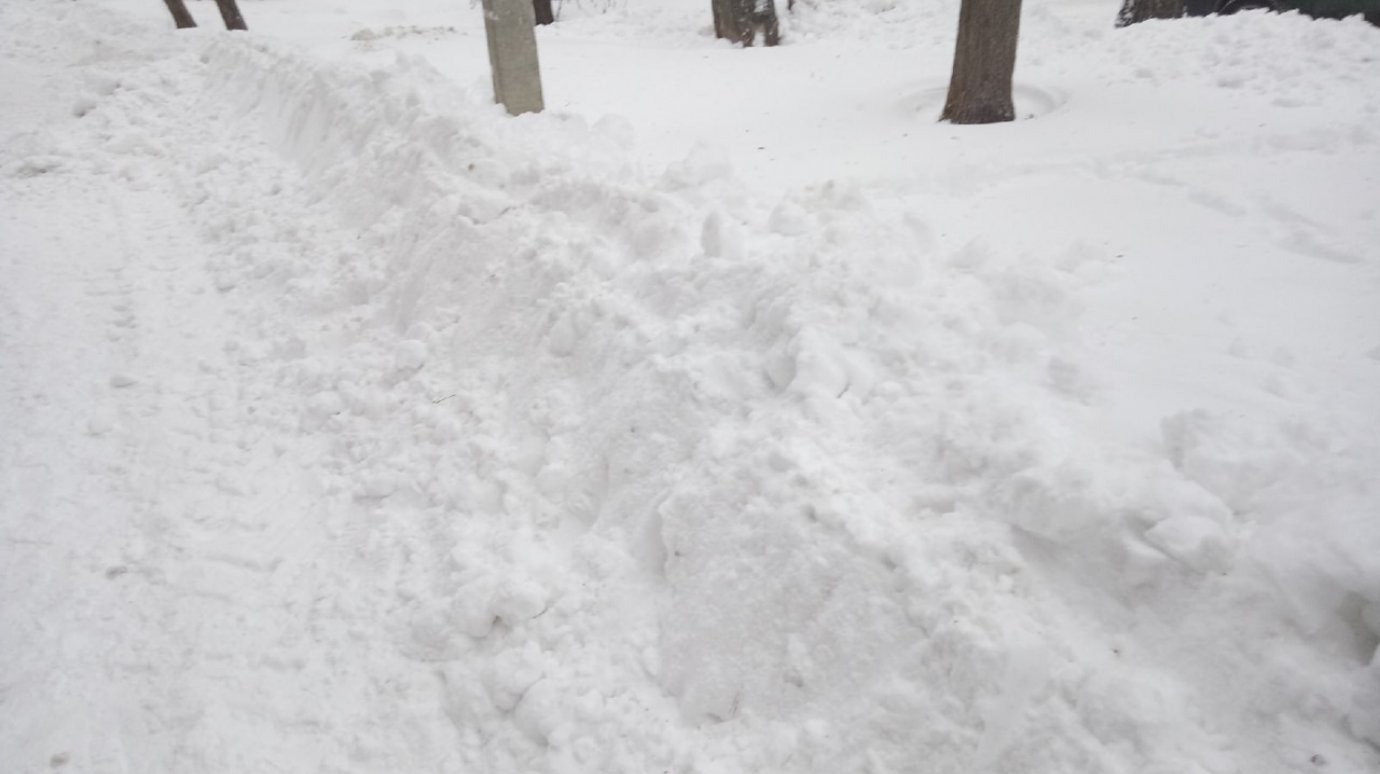 Россиянам назвали основания для жалоб на снег во дворе