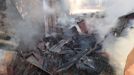 В Пензенском районе семья спаслась из огня благодаря извещателю