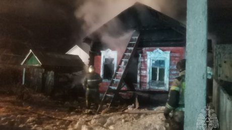 В Пензе ночной пожар унес жизни двух человек