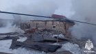 В Неверкинском районе огонь охватил дом, баню и надворные постройки