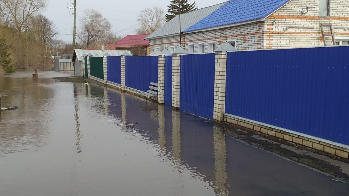 В Нижнеломовском районе большая вода пришла в 117 домовладений
