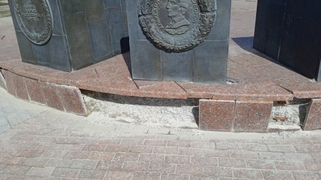 В центре Пензы нашли еще один разрушающийся мемориал