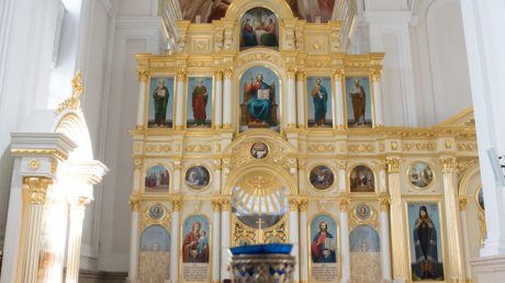В Спасском кафедральном соборе завершили роспись в северном алтаре
