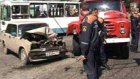 Водитель «Жигулей» протаранил пожарную машину