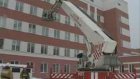 Спасатели вытащили пациентов госпиталя из огня