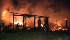 Пожар в Бессоновке тушили 9 боевых расчетов