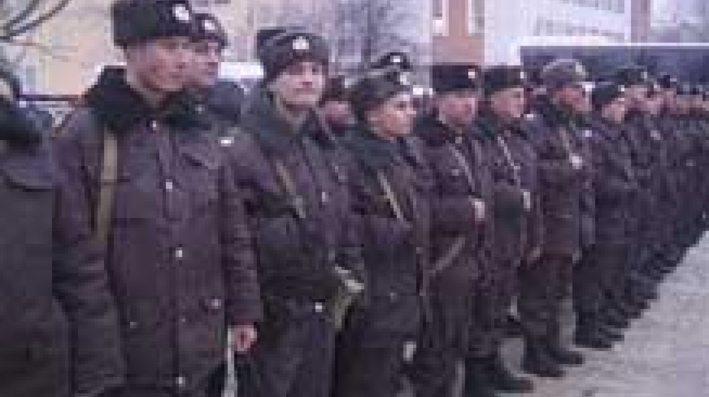 Очередная партия милиционеров отправилась в Чечню