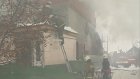 Дом на Бугровке тушили восемь пожарных команд